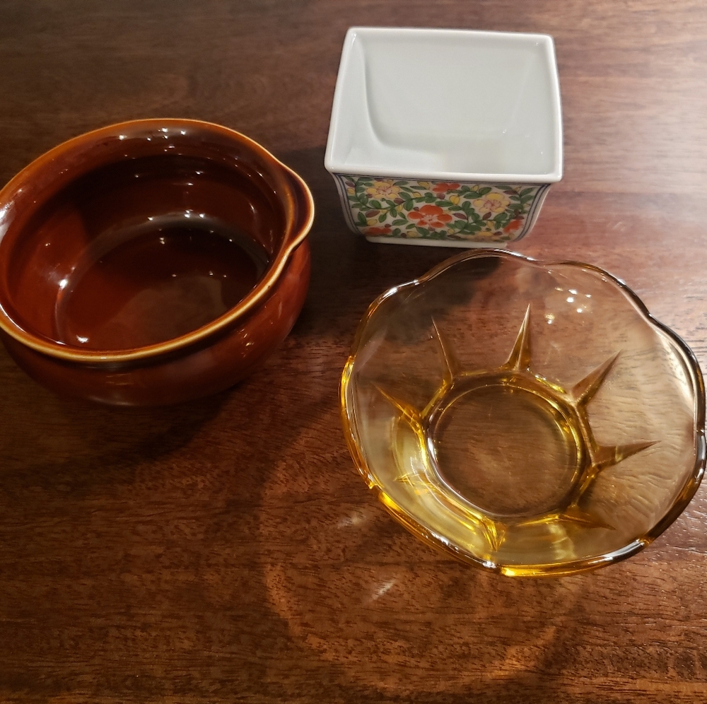 Mixed Mini Vintage Bowls Set of 3